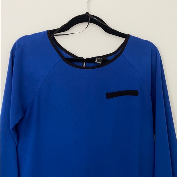 Forever 21 Blue Blouse - Picture 3 of 4
